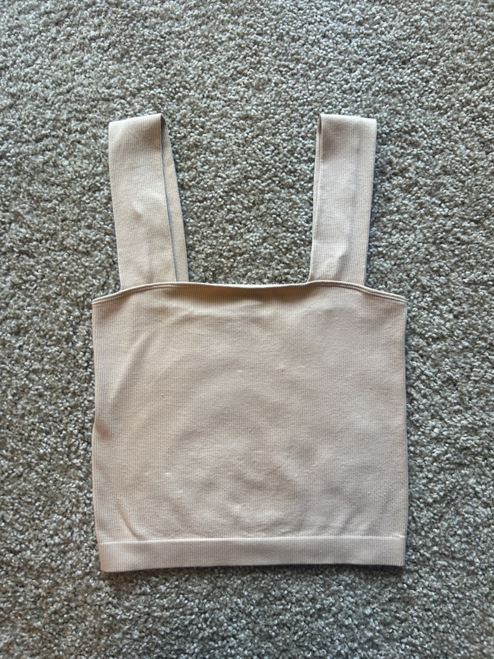 Cream/Tan ribbed Tank
